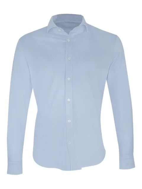 Eleventy long-sleeve button-fastening shirt