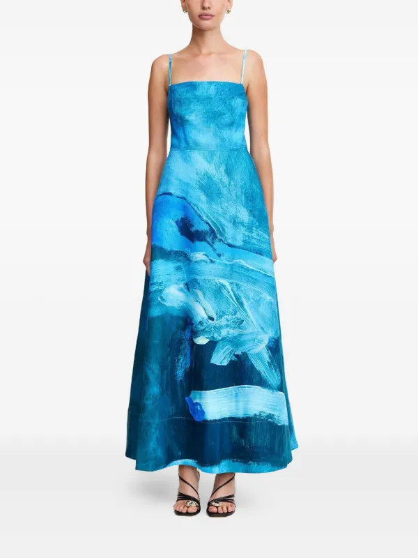 blue dress for baby girl Acler - Palms Dress main image 0