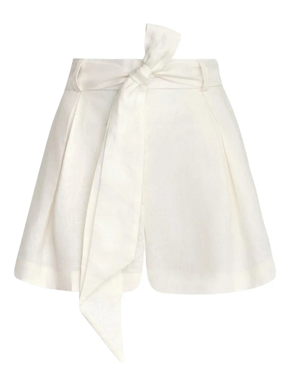 ANDRES OTALORA bow-detail pleated shorts | neutro | Image 1