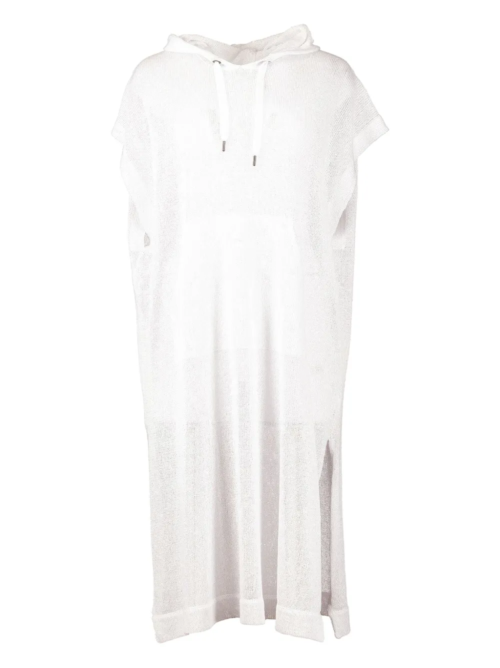 Brunello Cucinelli pocket hoodie - White