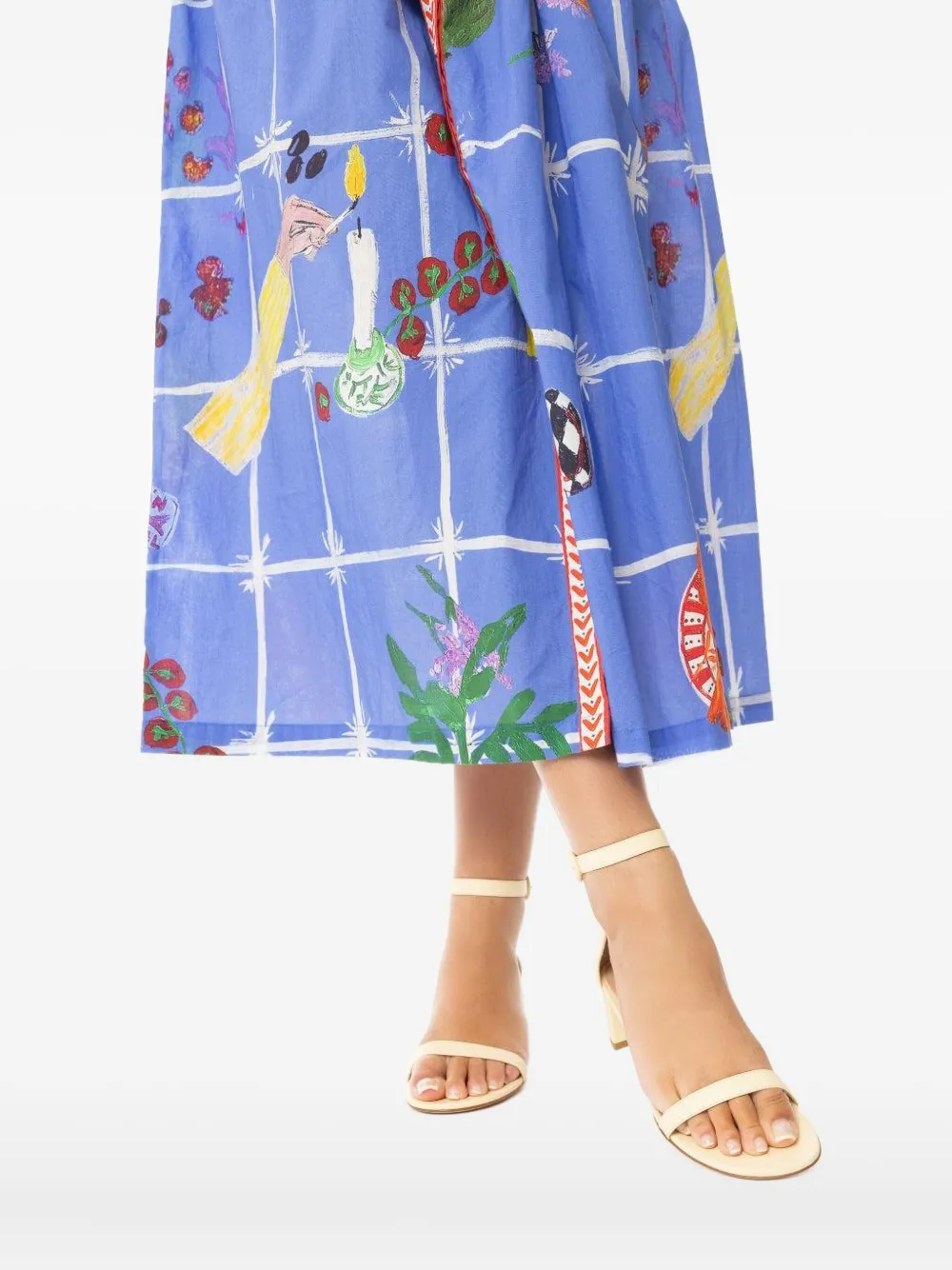 Gianvito Rossi 45mm Gaeta sandals Beige