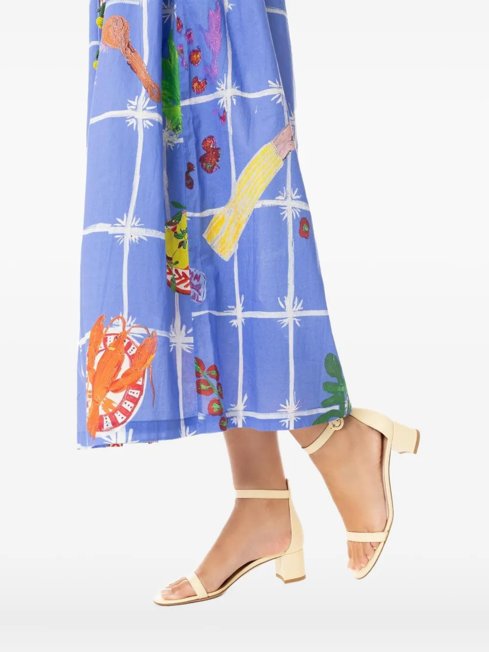 Gianvito Rossi 45mm Gaeta sandals Beige