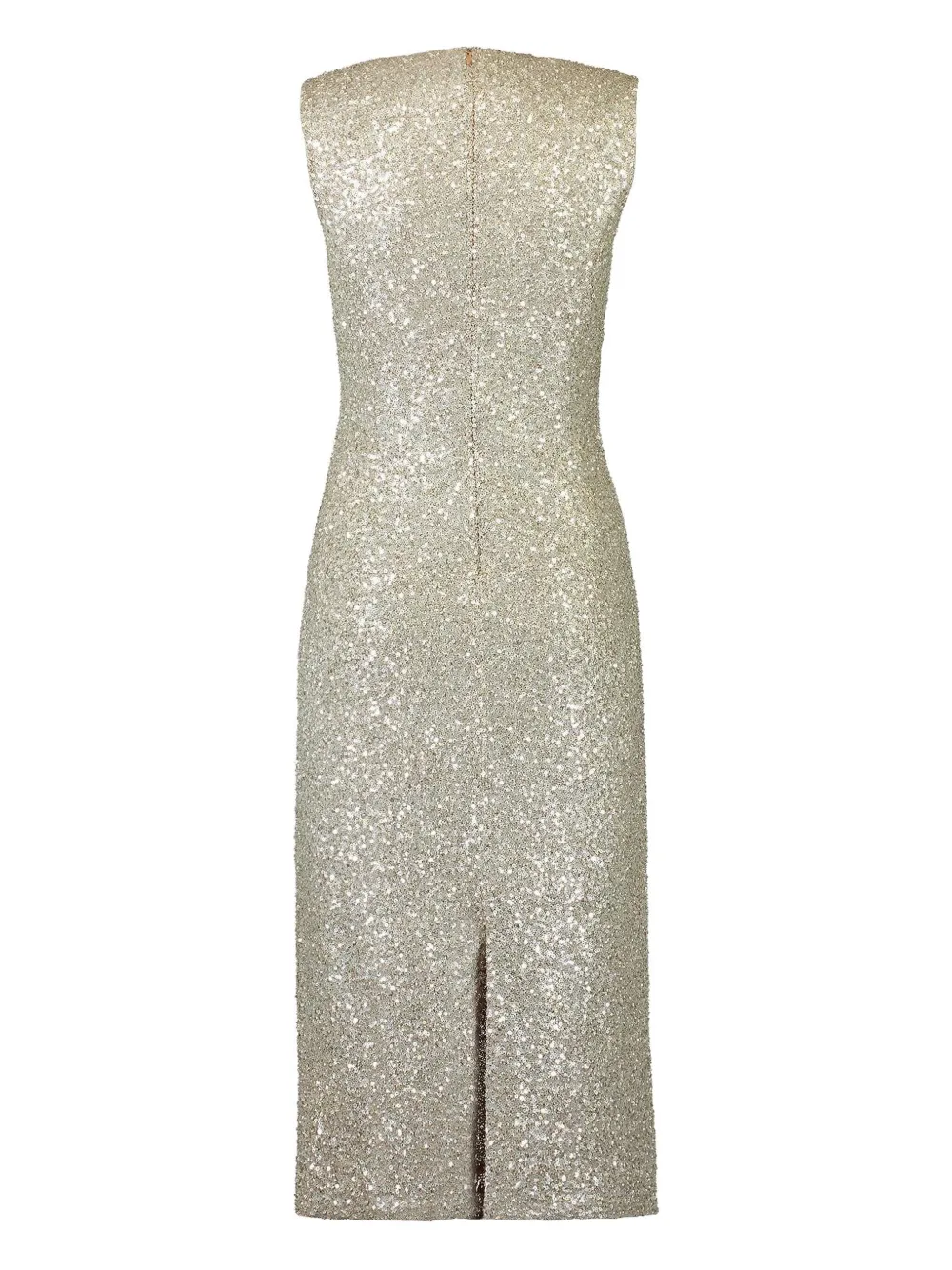 Michael Kors Collection sequin sheath midi dress Zilver