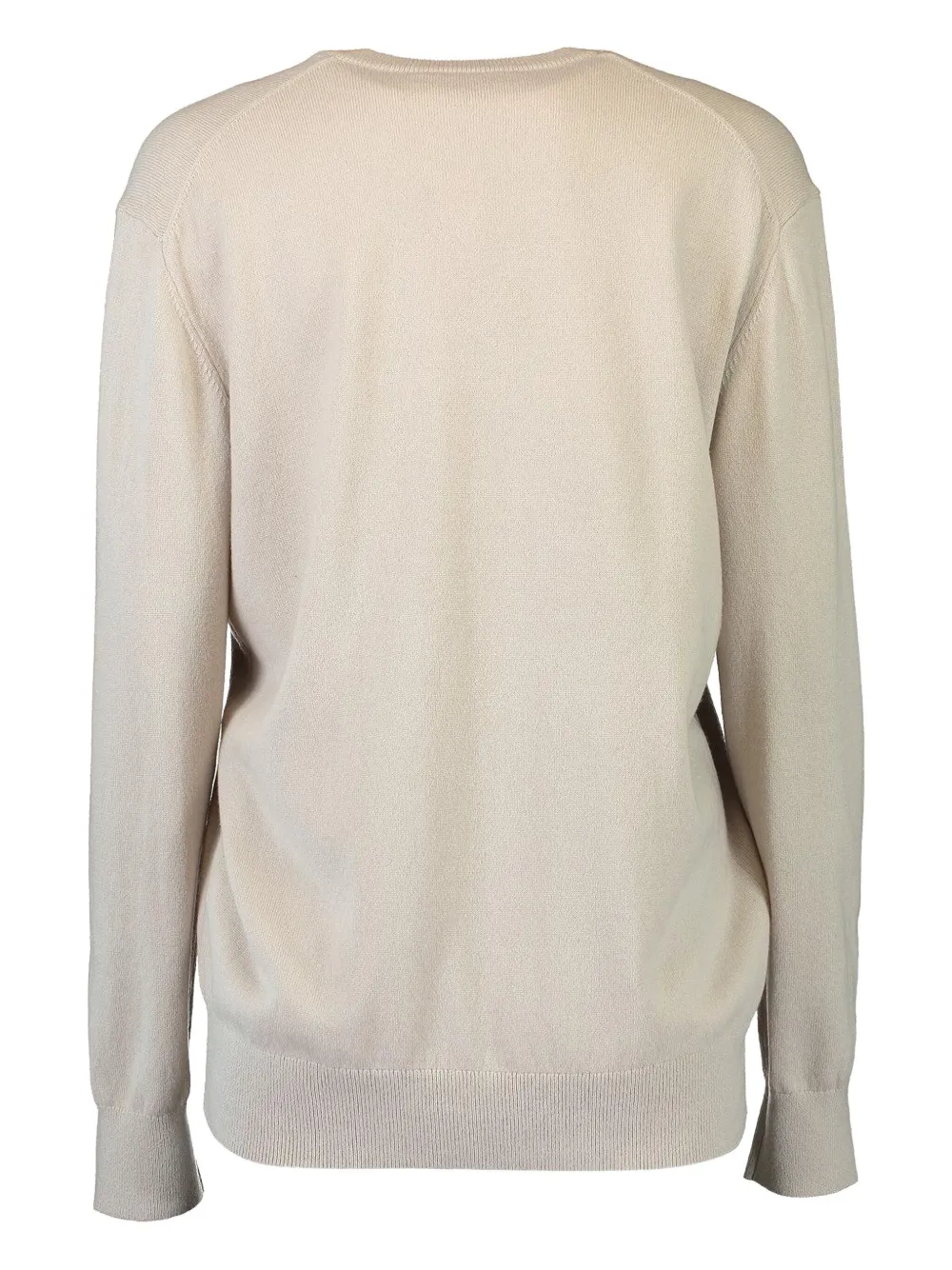 Michael Kors Collection V-neck long-sleeve sweater Beige
