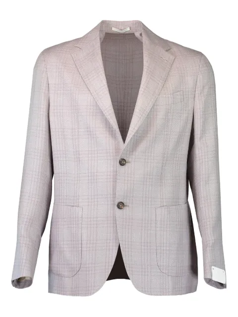 Eleventy single-breasted checked blazer