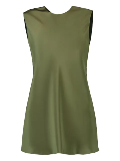 Peter Cohen sleeveless satin top