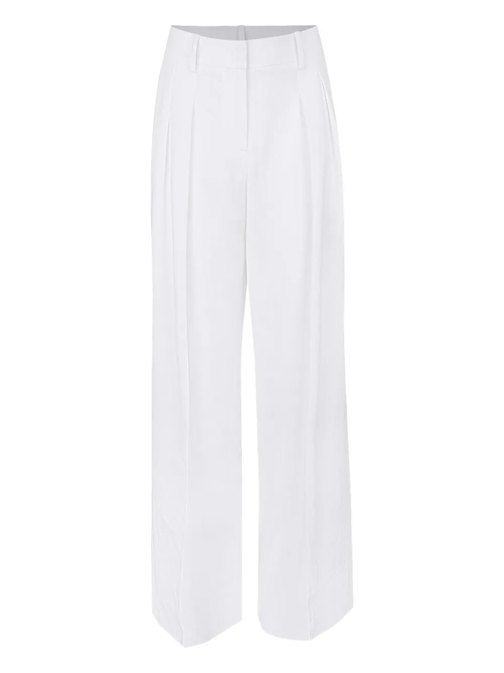Michael Kors Collection pleated wide-leg trousers - ホワイト Michael Kors Collection pleated wide-leg trousers - ホワイト