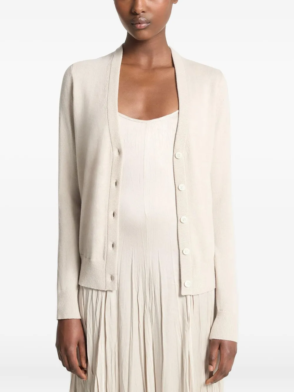Michael Kors Collection V-neck buttoned cardigan | Cárdigans | Image 2