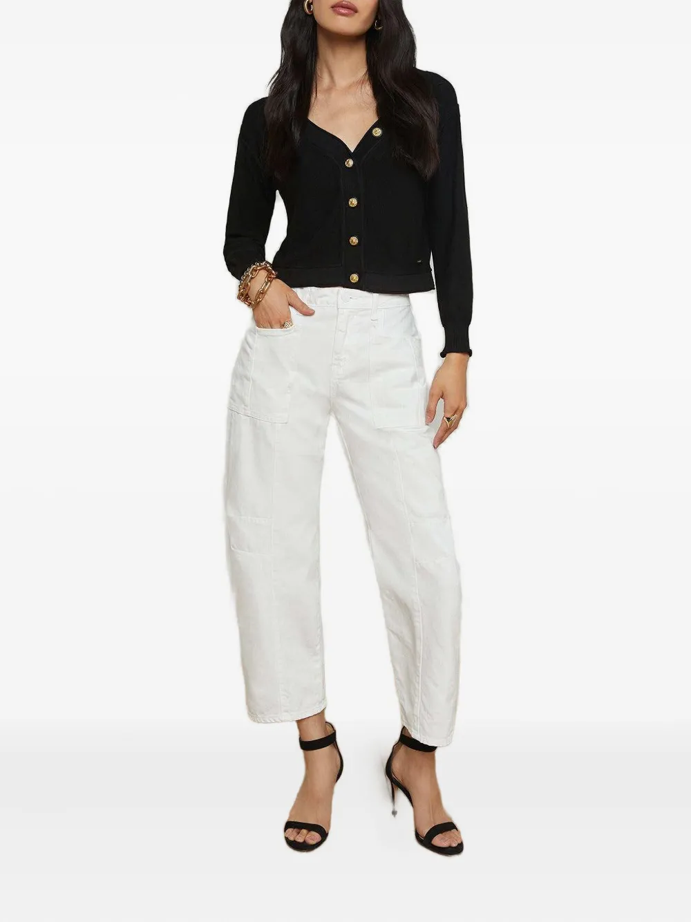 L'Agence Cody Rodeo jeans - Wit