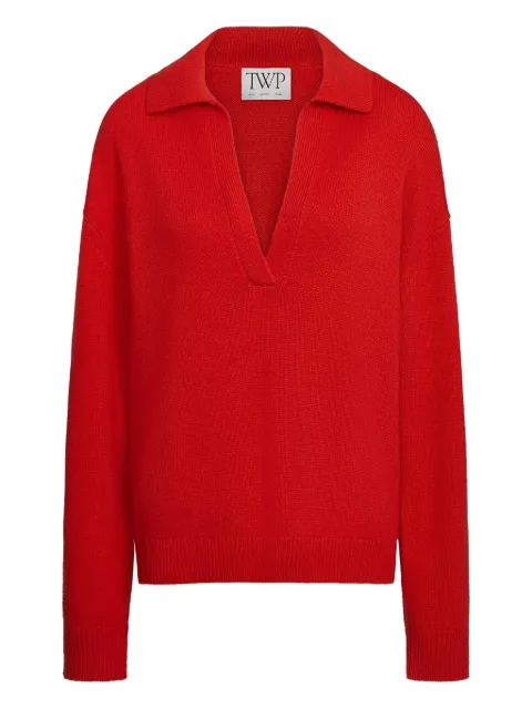 TWP Boy Henley polo-neck sweater