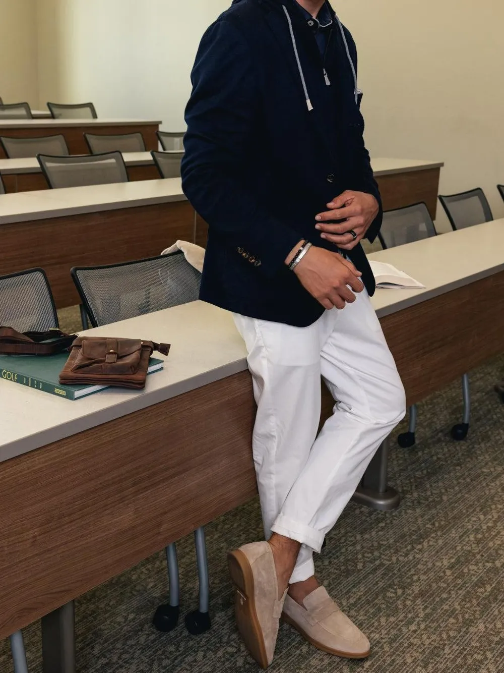 Eleventy hooded single-breasted blazer | Vestes à capuche | Image 2