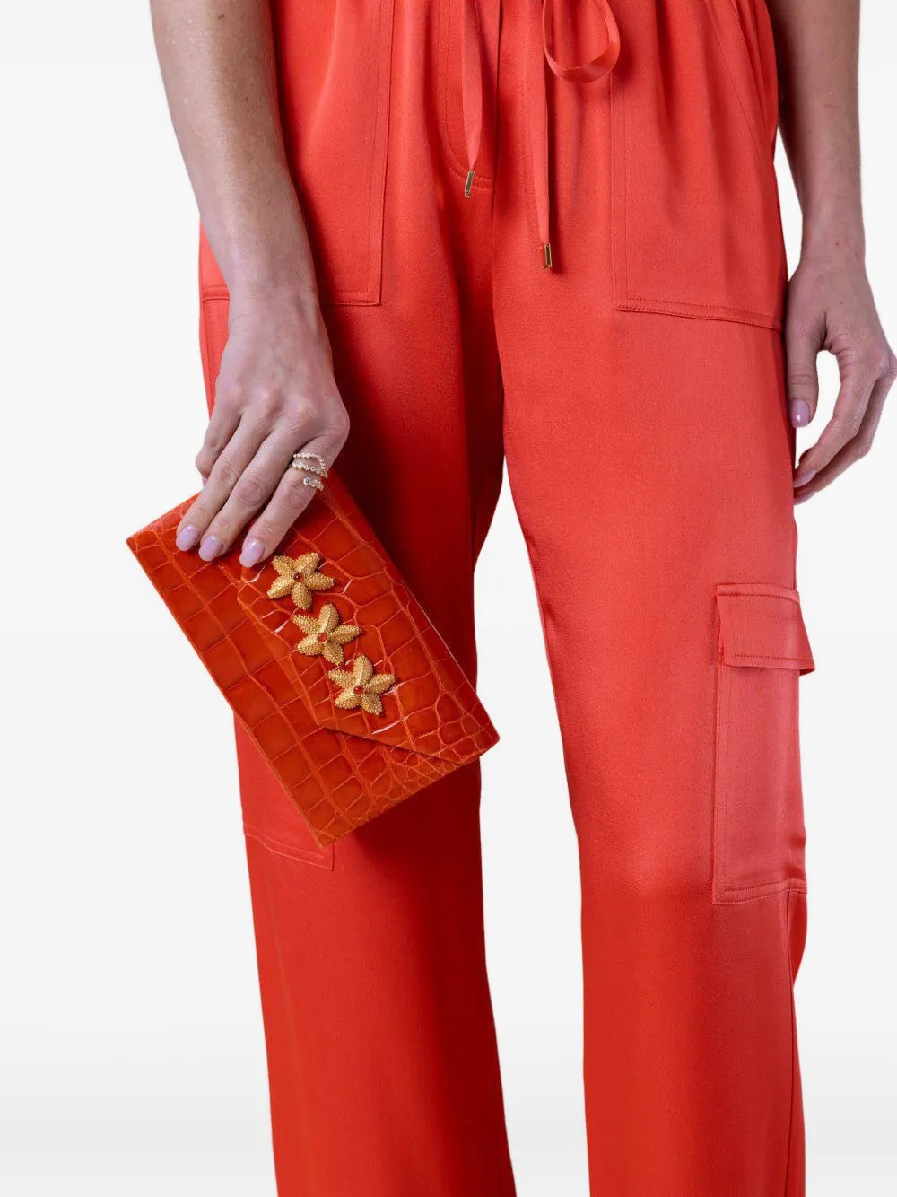 Jada Loveless Isabel Clutch Bag In Red