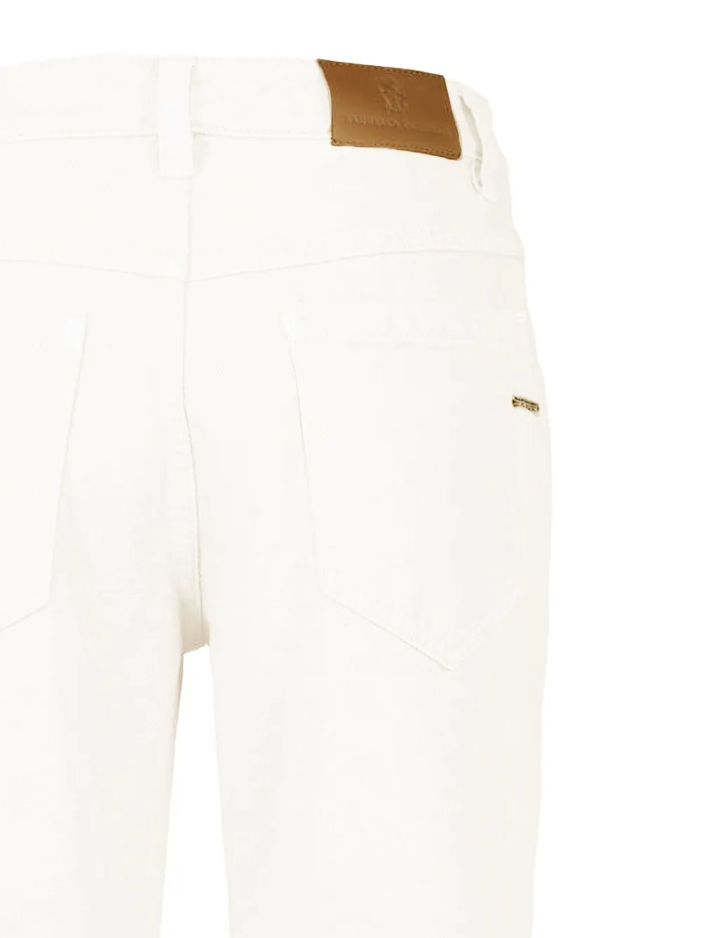 Brunello Cucinelli Straight-leg Jeans In White