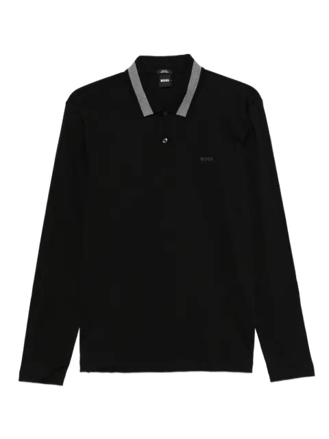 BOSS long-sleeve polo shirt