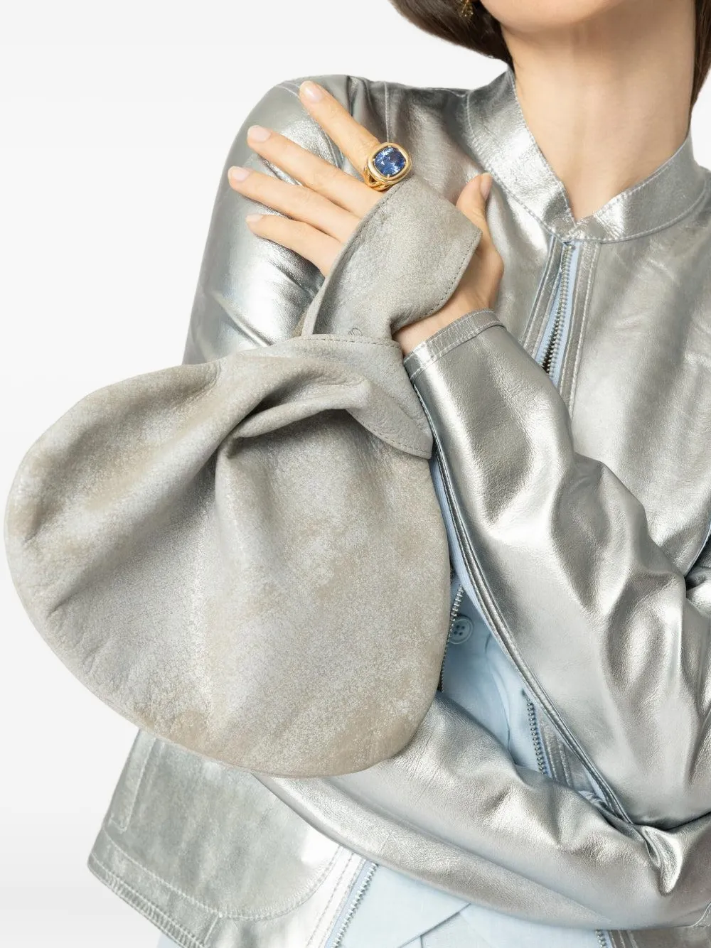 MARY SMALLWOOD Nexus clutch bag - Grijs
