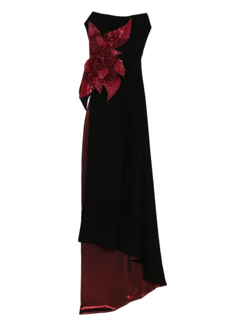 AAVVA sequin-embellished strapless dress