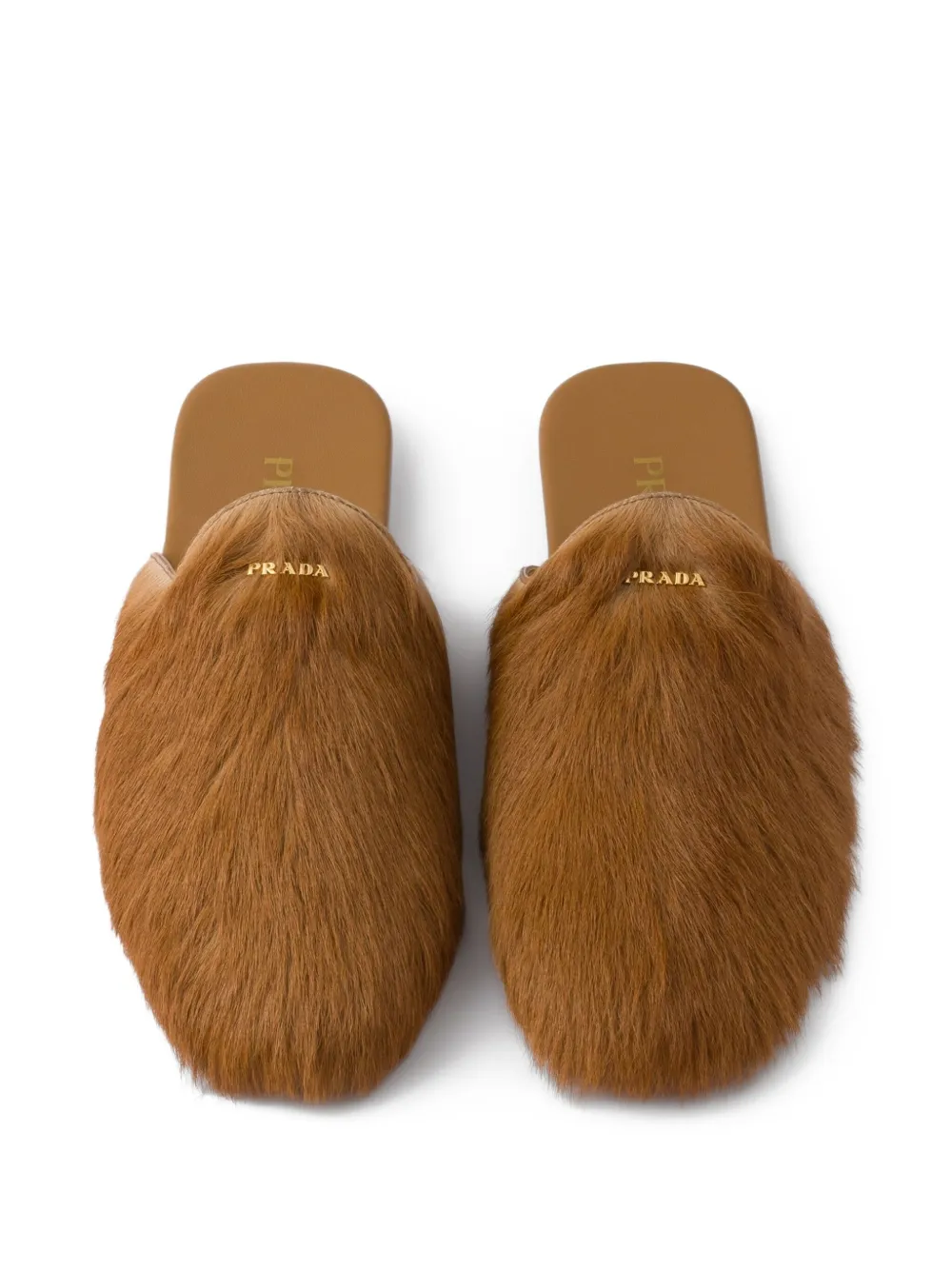 Prada Slip-on muiltjes Bruin