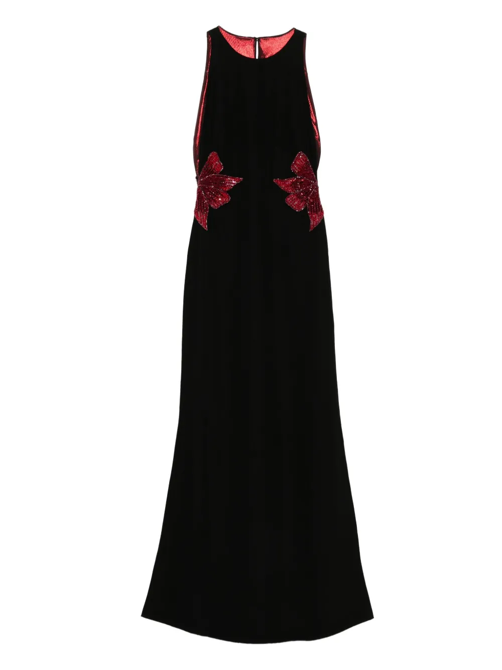 AAVVA sequin-embellished sleeveless dress - ブラック AAVVA sequin-embellished sleeveless dress - ブラック