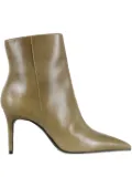 Schutz pointed-toe zip-fastening boots - Green