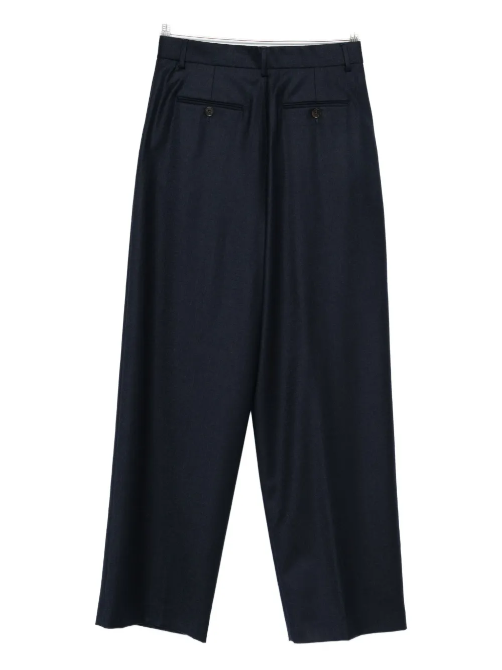 Paul Smith Concealed-fastening Pleated Trousers In Blue
