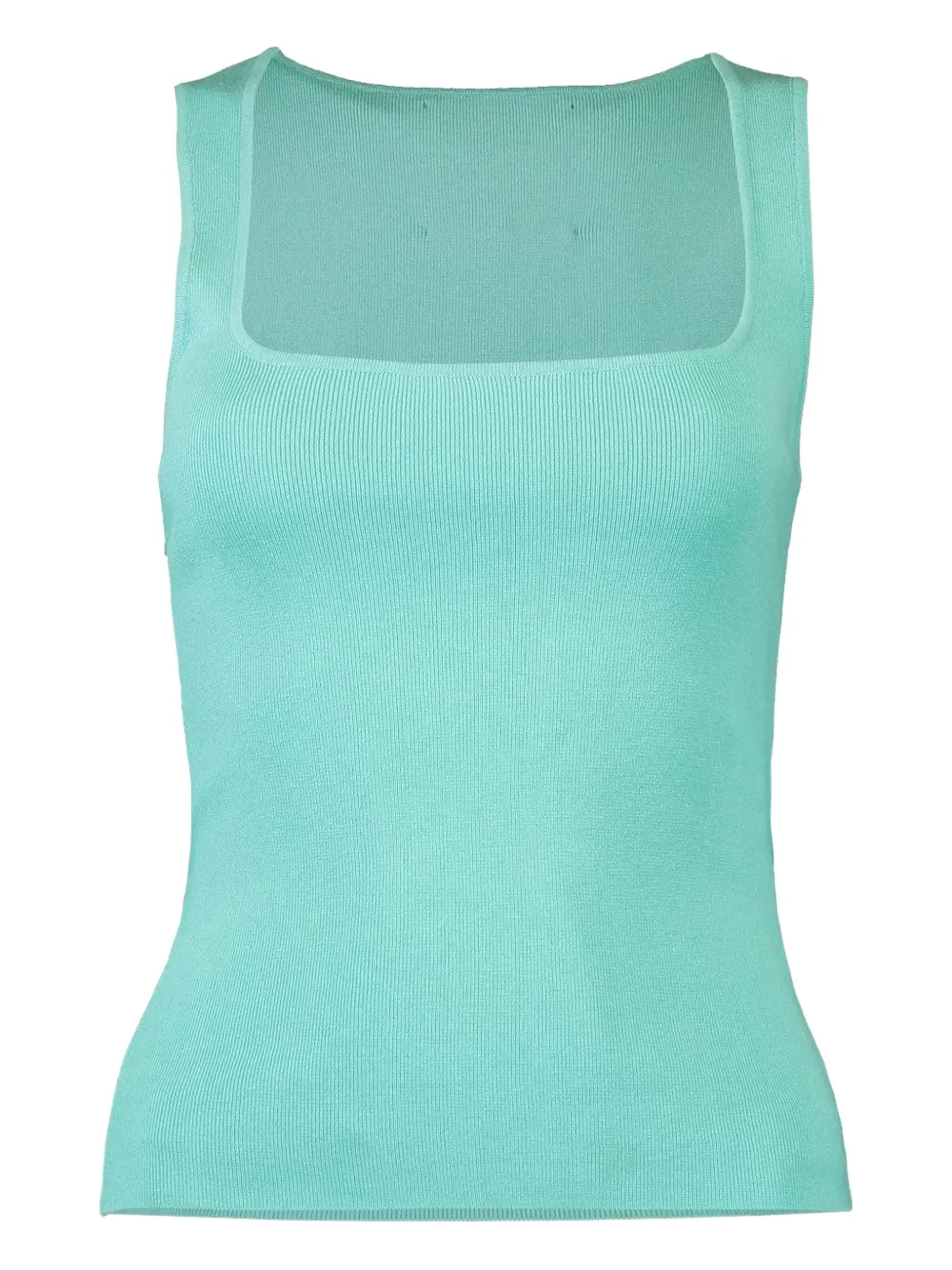 LE SUPERBE square-neck tank top - Blu