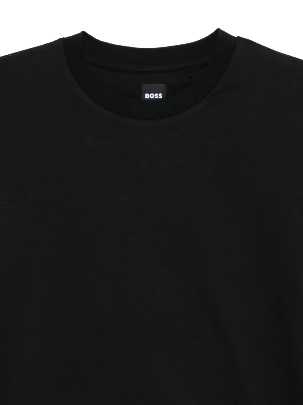 BOSS Katoenen trui Zwart