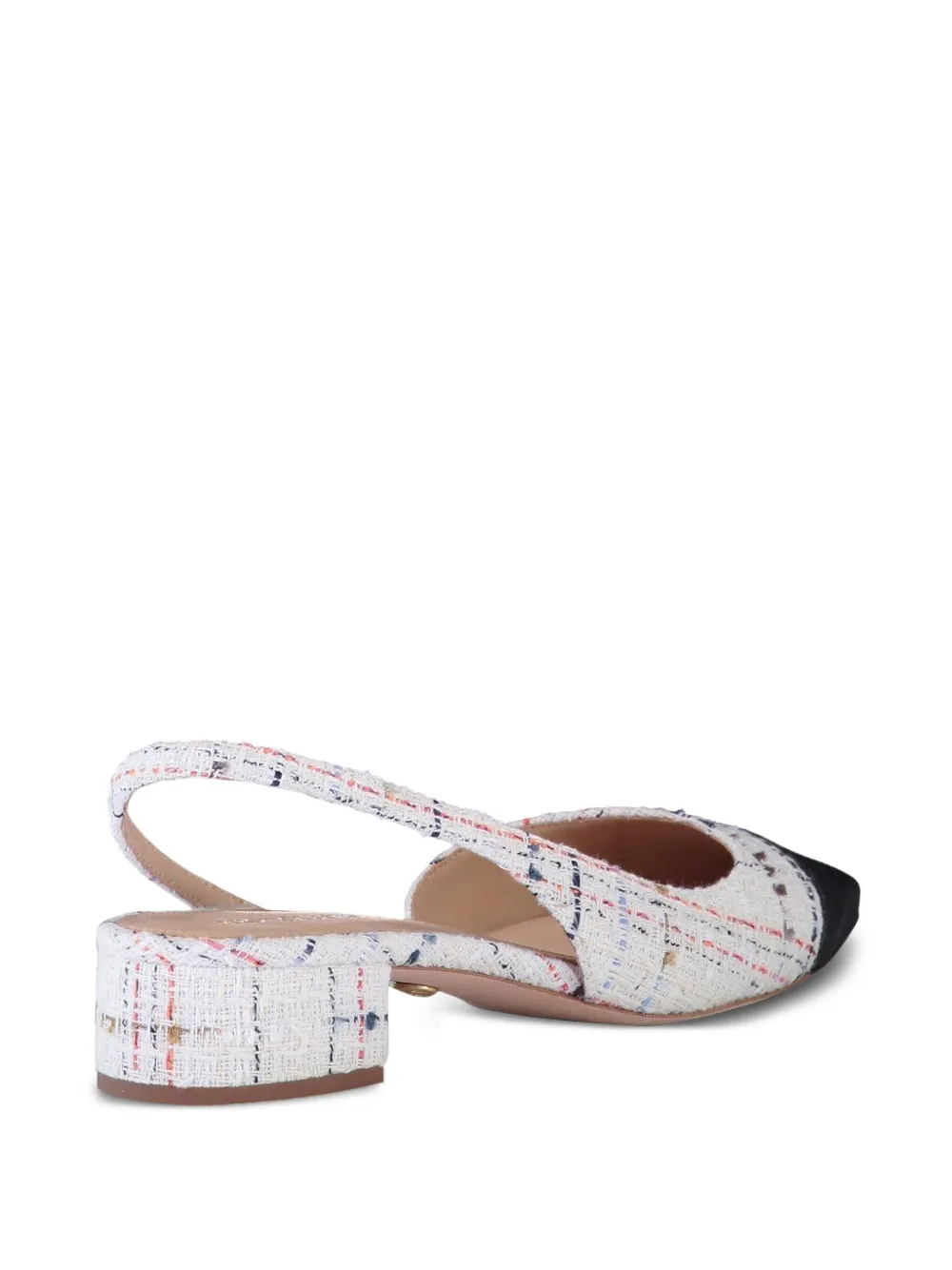 Veronica Beard Cecile Tweed Slingback Pumps In Multi