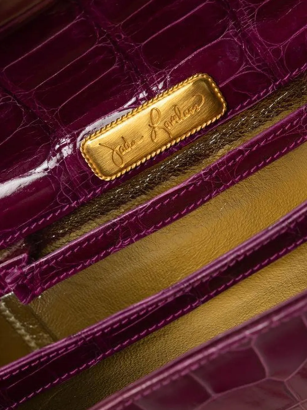 Jada Loveless Isabel Clutch Bag In Burgundy