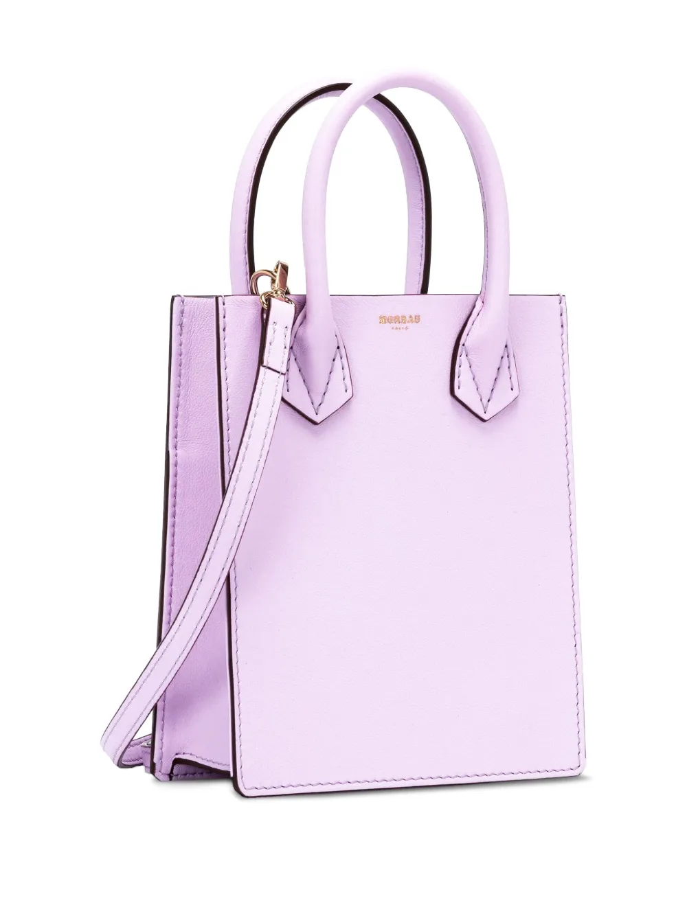 Moreau mini Suite top-handle bucket bag Roze
