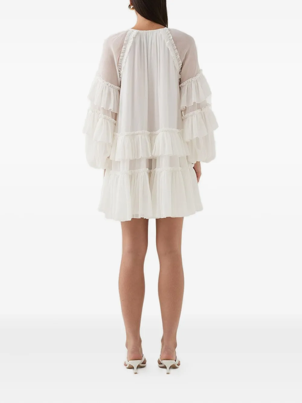 Aje Mina Mini Dress In White