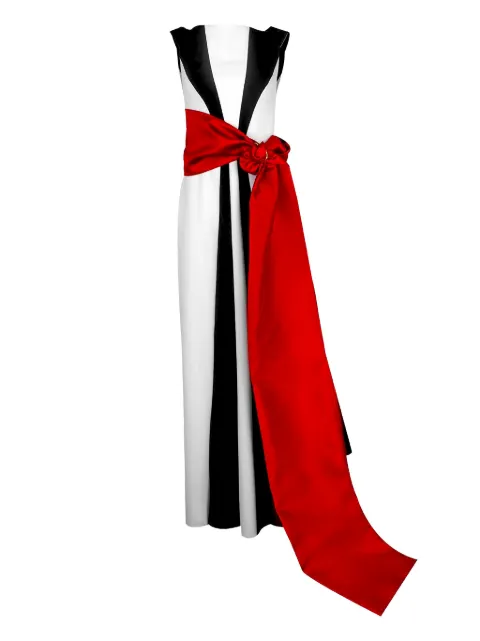 Greta Constantine Okimma panelled maxi dress