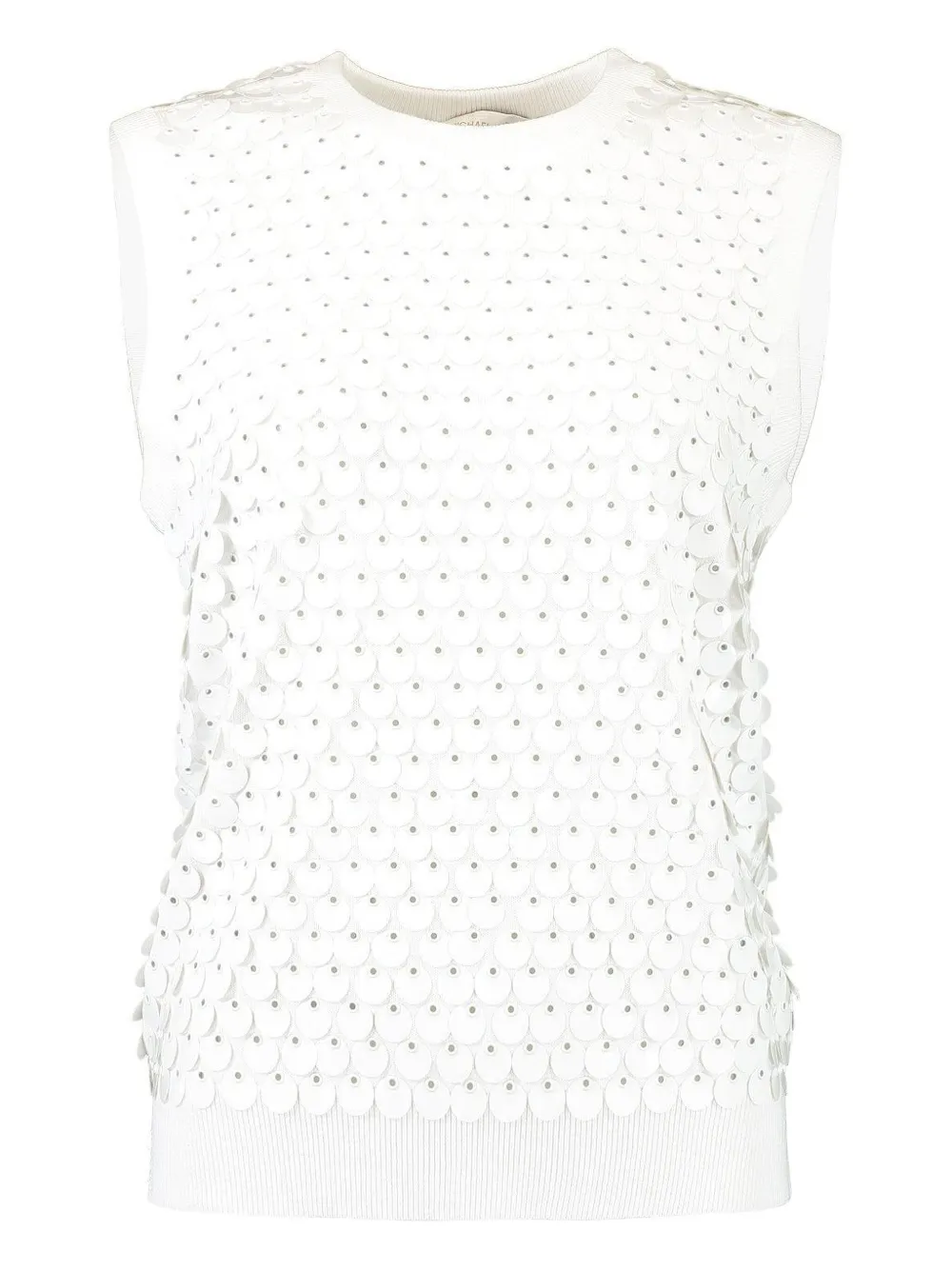 Michael Kors Collection sequin-embellished sleeveless top | blanco | Image 1