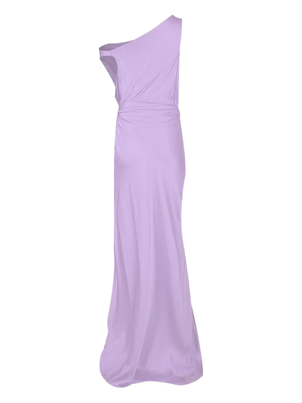 The Sei cowl-neck asymmetric dress Paars