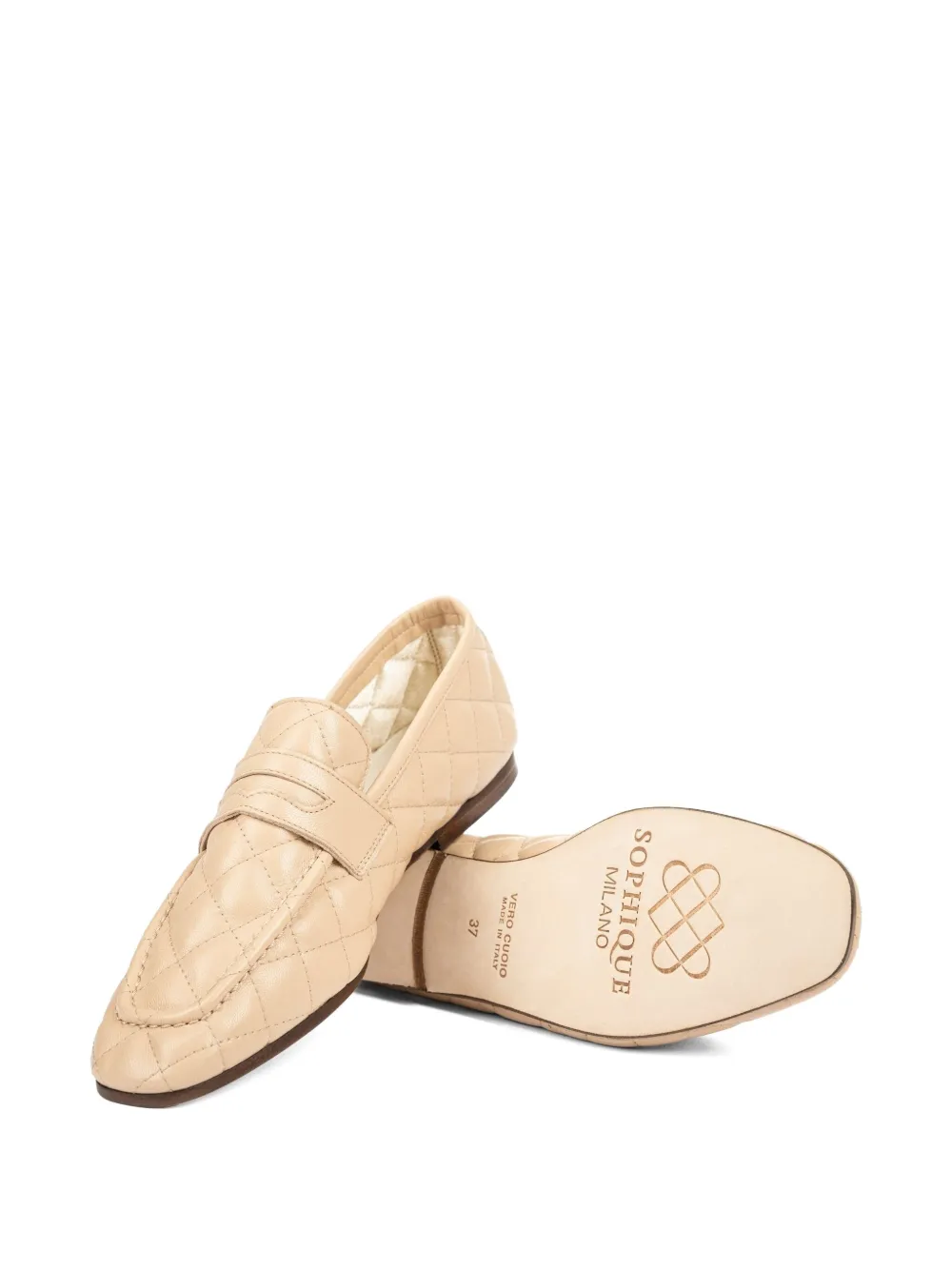 Sophique Essenziale Loafers In Neutral