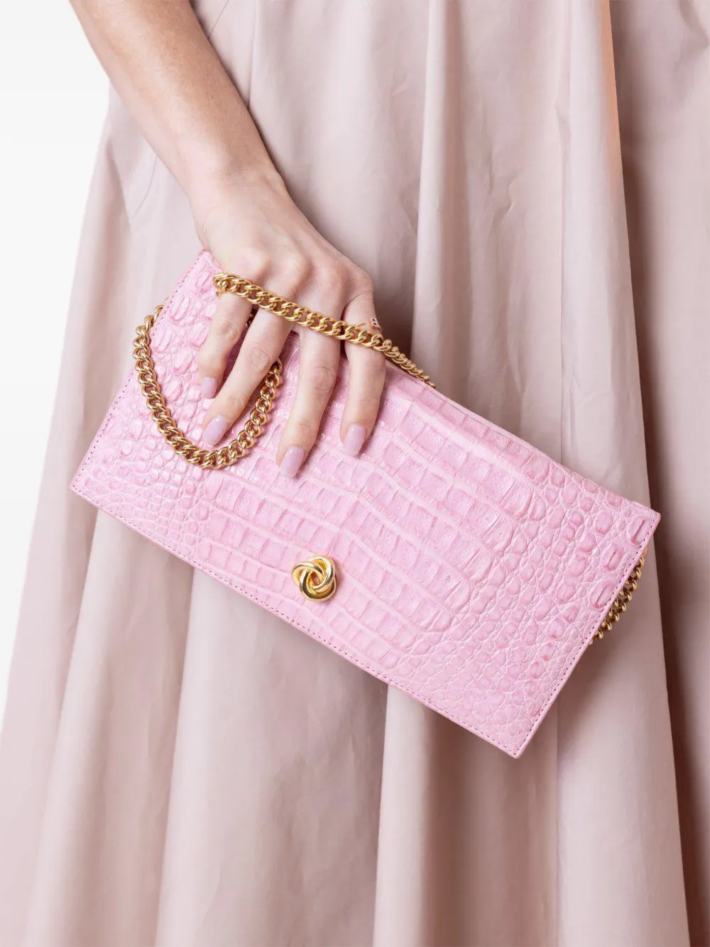 MICHELLE WILHITE Eloise clutch bag - Roze