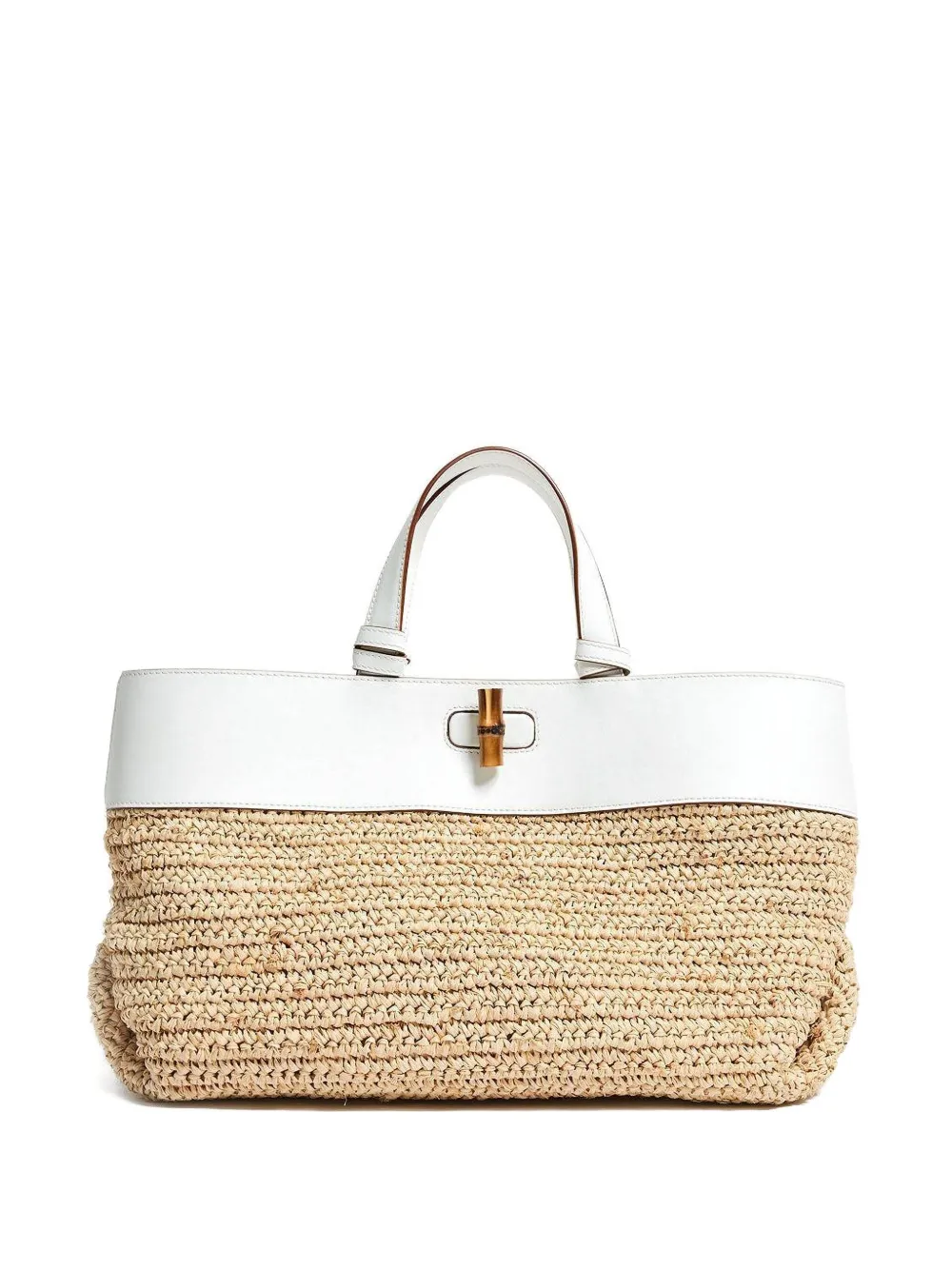 Pamela Munson The Park Straw Tote Bag In Neutral