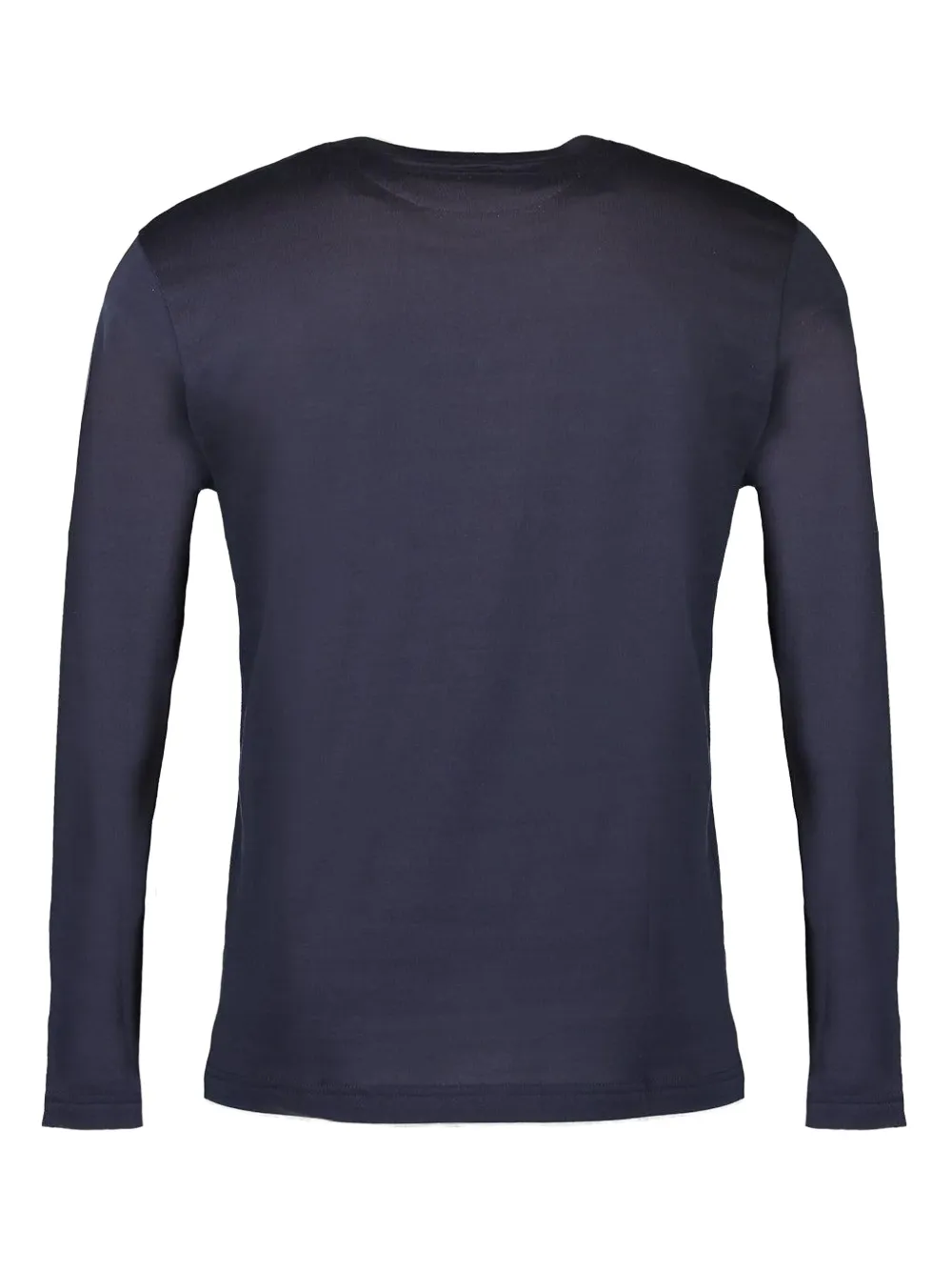 Eleventy crewneck long-sleeve shirt - Blauw