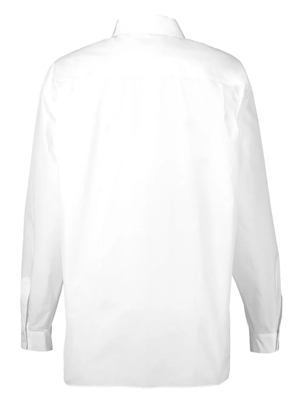 Michael Kors Boyfriend Long-sleeve Button-down Shirt In White