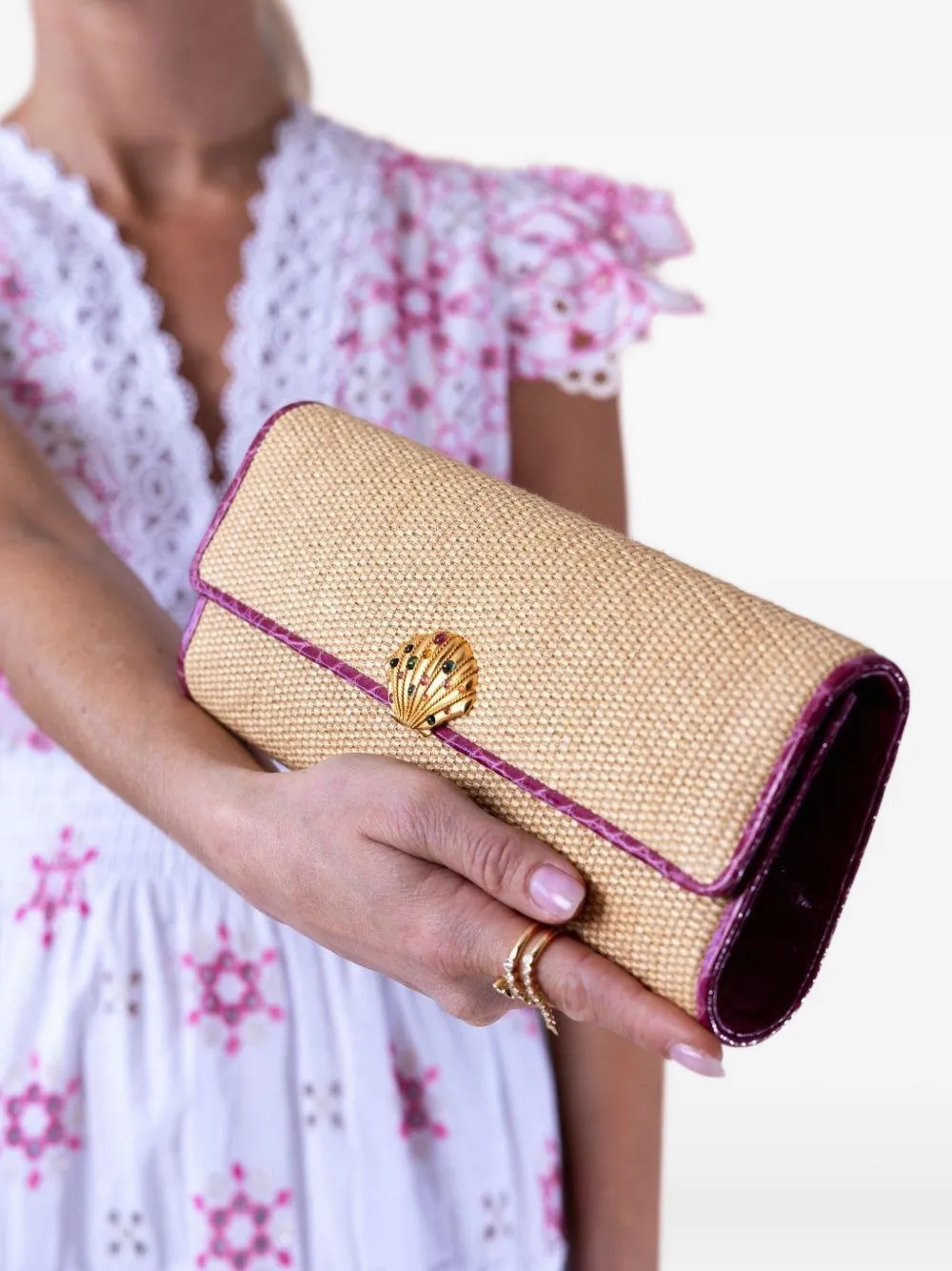 JADA LOVELESS small Classic clutch bag - Bruin