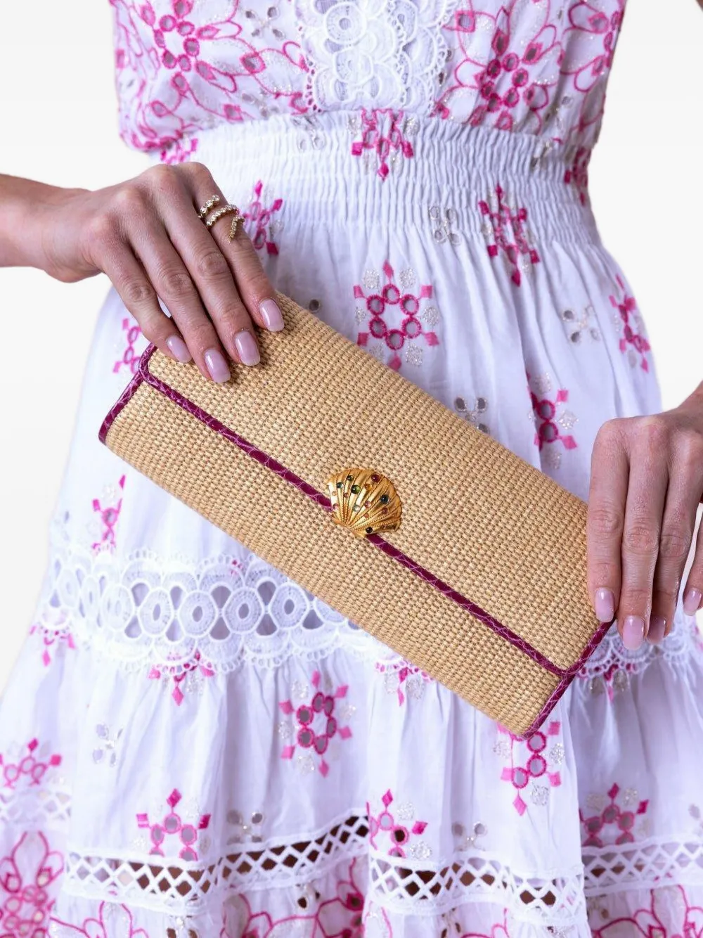 JADA LOVELESS small Classic clutch bag Bruin