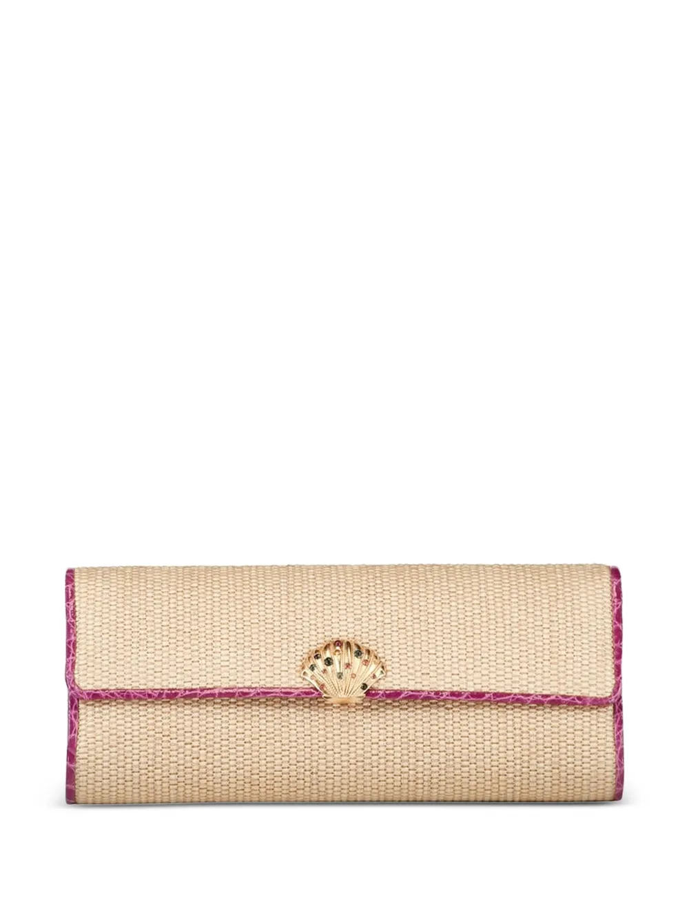 JADA LOVELESS small Classic clutch bag - ブラウン