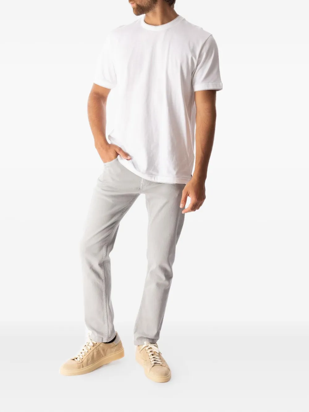 Eleventy five-pocket pants - Grijs