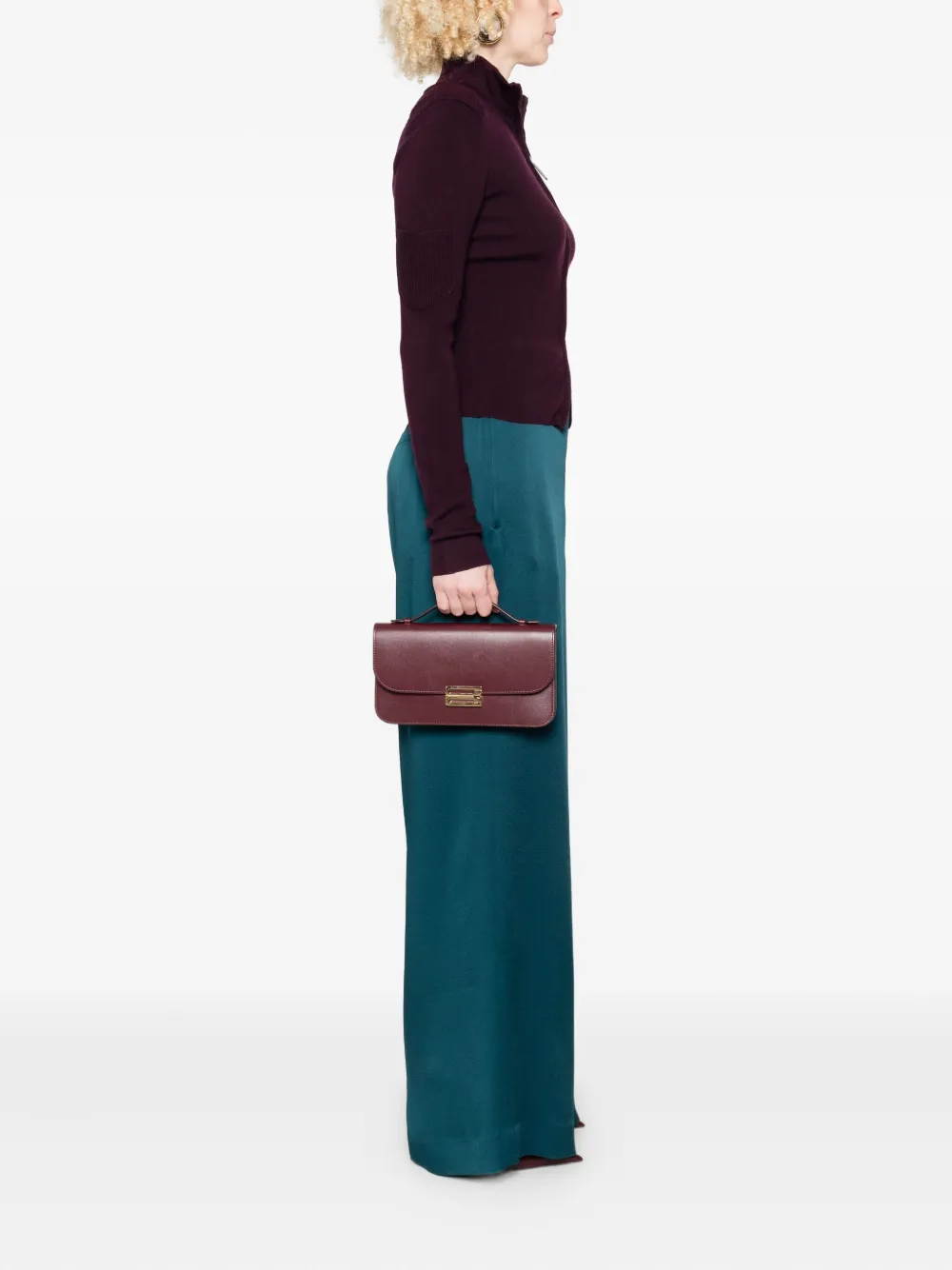 Victoria Beckham Leren schoudertas - Rood
