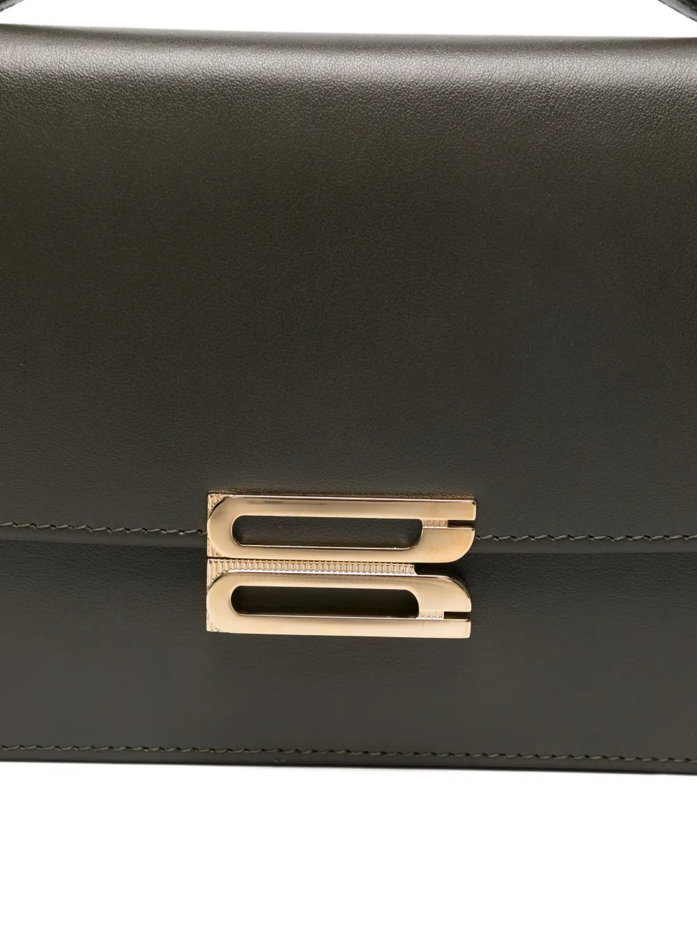 Victoria Beckham Schoudertas met handvat en gesp Groen