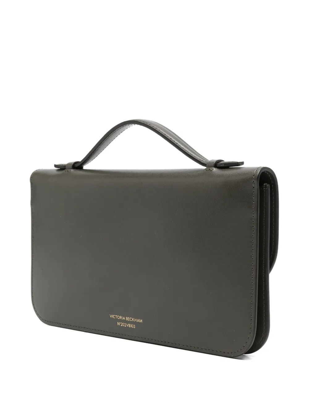 Victoria Beckham Schoudertas met handvat en gesp Groen