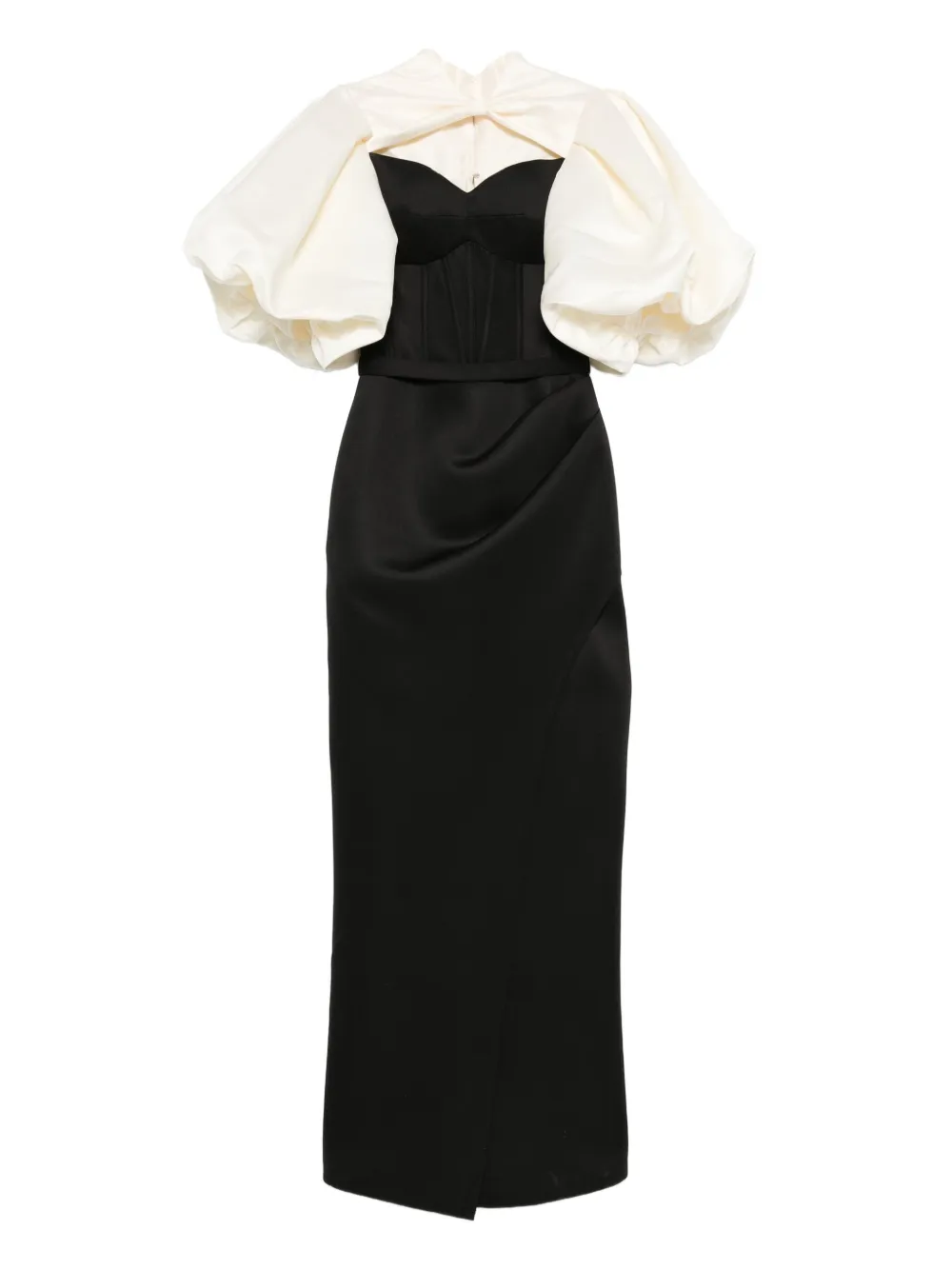 AAVVA off-shoulder corset dress - ブラック AAVVA off-shoulder corset dress - ブラック