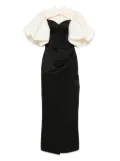 AAVVA off-shoulder corset dress - Black