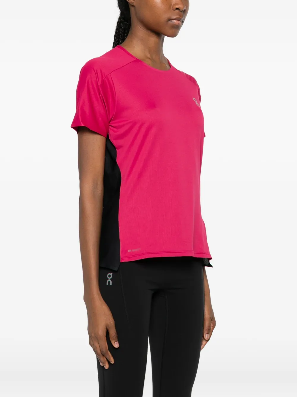 On Running Logo-print Short-sleeved T-shirt In Pink