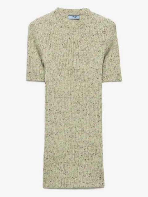 Prada ribbed short-sleeve T-shirt