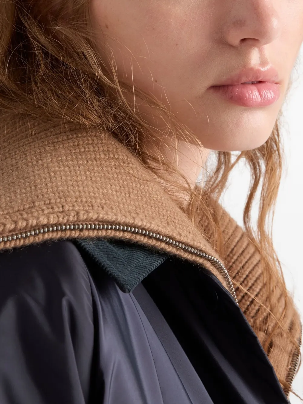 Prada Cashmere Sweater In Brown